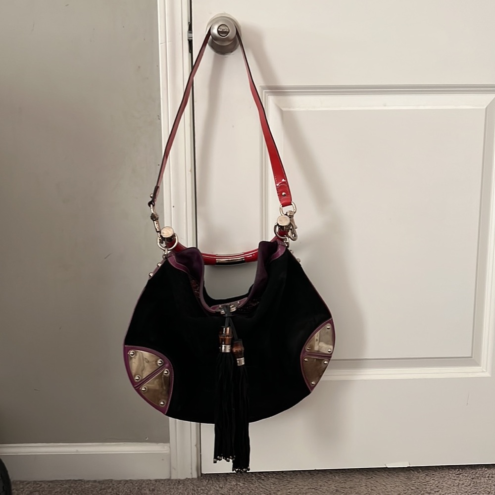 Gucci velvet tote - Picture 6 of 9